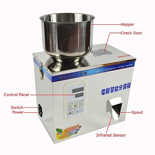 FZ-100 শুষ্ক চা,পাউডার,বীজ,শস্য ওজনের ভর্তি মেশিন 2-100g