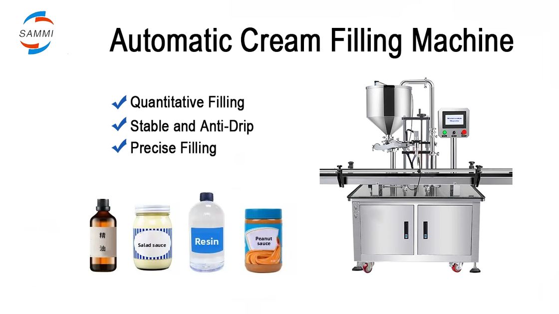 সহজ অপারেশন সম্পূর্ণ স্বয়ংক্রিয় সার্ভো রটার পাম্প মধু জন্য পেস্ট তরল ভরাট মেশিন ভিস্কোস তরল বাদাম মাখন কেচপ
