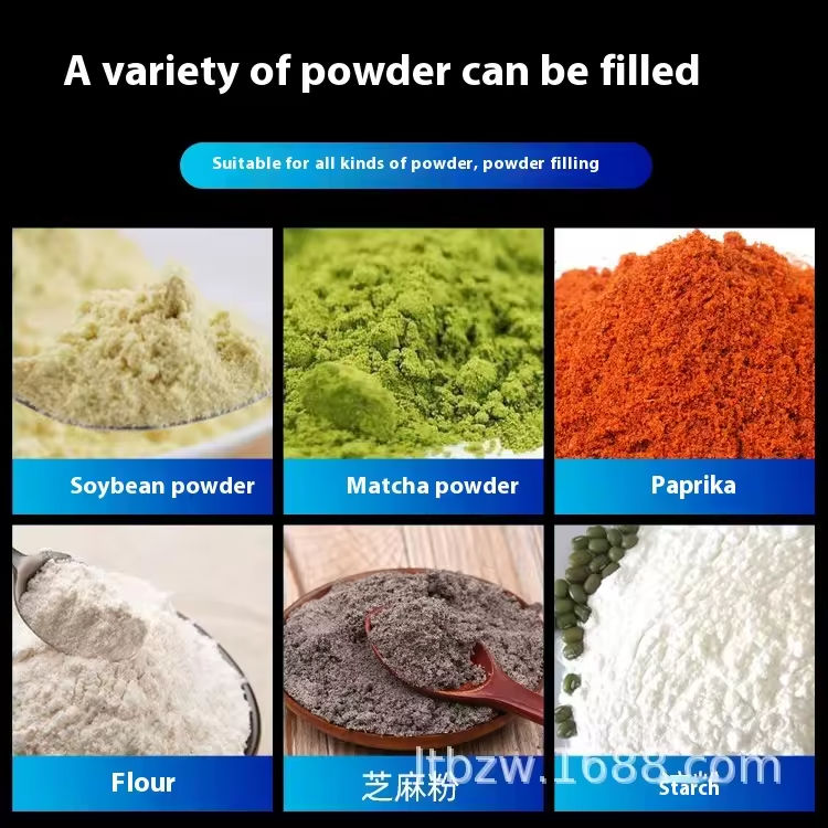 পেঁয়াজ মশলা জন্য স্বয়ংক্রিয় গুঁড়া ভর্তি মেশিন কফি দাঁত গুঁড়া পরিমাণগত প্যাকেজিং উত্পাদন লাইন