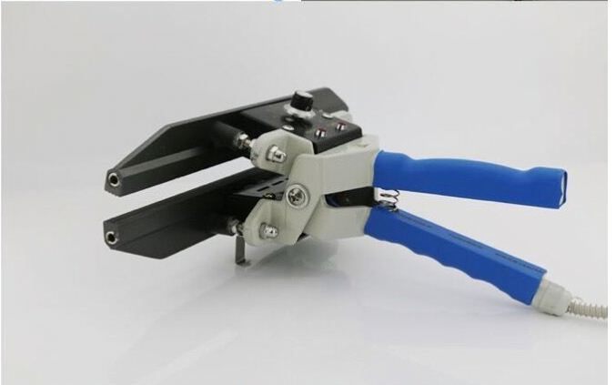 হ্যান্ড ক্ল্যাম্প প্লাস্টিক ব্যাগ সিলিং মেশিন পোর্টেবল সিলার অ্যালুমিনিয়াম ফয়েল ব্যাগ সিলিং মেশিন FKR-400