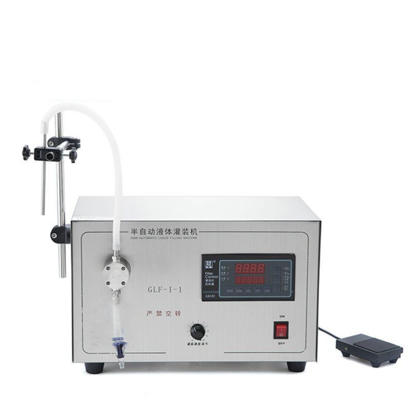 বৈদ্যুতিক উচ্চ নির্ভুলতা তরল ভর্তি মেশিন ডাবল পাম্প তরল ভর্তি মেশিন GLF-1-1