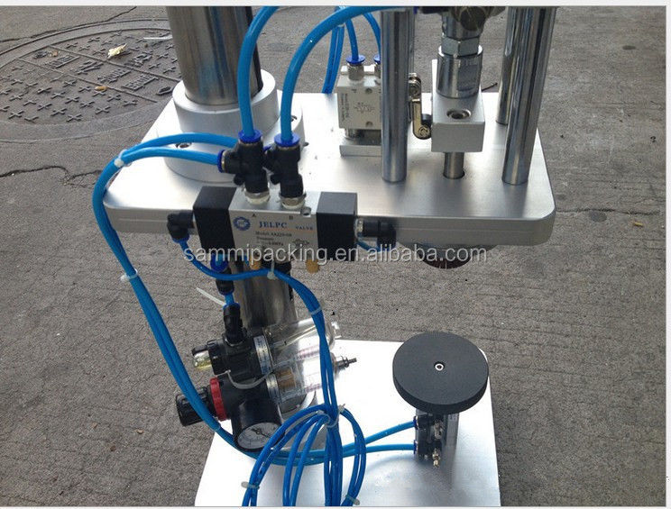 আধা-স্বয়ংক্রিয় পারফিউম সিলার বোতল ক্লোজার ক্রাইম্পিং টুল পারফিউম ভায়ালের জন্য ক্যাপিং মেশিন