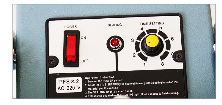 সেরা বিক্রয় কারখানা পাইকারি PFS সিরিজ 800mm খাদ্য পেডেল প্লাস্টিকের ব্যাগ জন্য ইমপ্লাস সিলার