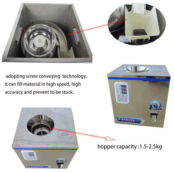 গরম বিক্রয় FZ-100 শুকনো চা, পাউডার, বীজ, শস্য ওজন ভরাট মেশিন 2-100g