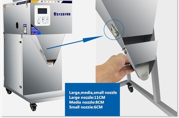 500 জি র্যাকিং গ্রানুল পাউডার ফিলিং মেশিন চা রাইস ময়দা কফি মটরশুটি পরিমাণগত কম্পন ওজন প্যাকিং মেশিন