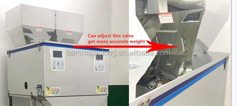 চাল বাদাম প্লাস্টিক এবং কাঁচের বোতলগুলির জন্য স্বয়ংক্রিয় উচ্চ গতির গ্রানুল ওজন ভর্তি মেশিন