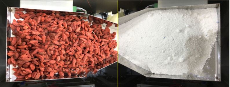 উচ্চ নির্ভুলতা সেমি-অটোমেটিক স্মার্ট চা পাউডার এবং শস্যের জন্য মোটর কোর উপাদান সহ খাদ্য ও পানীয়ের জন্য পার্টিকাল প্যাকেজিং মেশিন