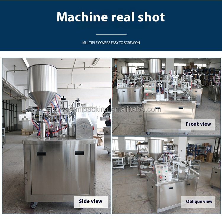 Automatic Electric Facial Cream Cosmetic Tube Filling & Sealing Machine for Shampoo Lotion Body Oil Packing Machines