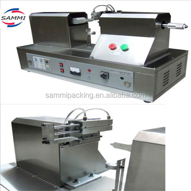 অর্ধ স্বয়ংক্রিয় ম্যানুয়াল আলট্রাসনিক প্রসাধনী পেস্ট টুথপেস্ট প্লাস্টিক নরম টিউব সিলার সিলিং মেশিন টিউব টেইল সিলার