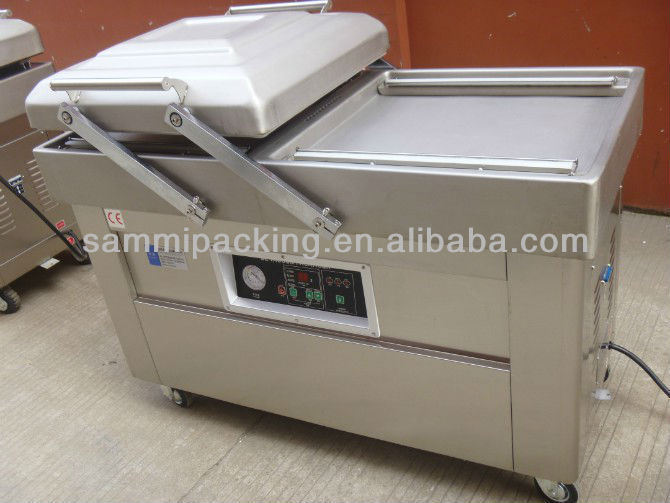 গরুর মাংসের জন্য মাল্টিফাংশন ডাবল চেম্বার ভ্যাকুয়াম প্যাকিং মেশিন বেকন চিকেন টোফু বাদাম সমুদ্রের খাবার