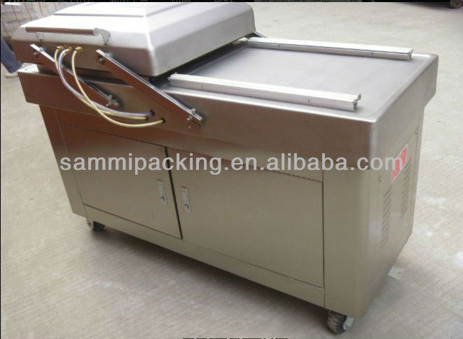 গরুর মাংসের জন্য মাল্টিফাংশন ডাবল চেম্বার ভ্যাকুয়াম প্যাকিং মেশিন বেকন চিকেন টোফু বাদাম সমুদ্রের খাবার