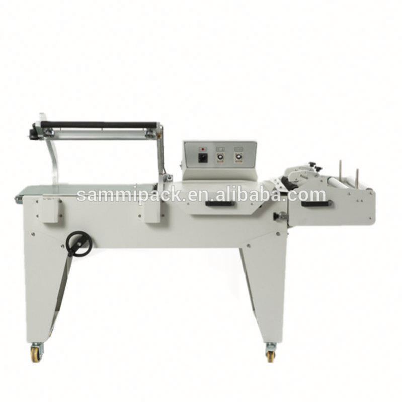 এল-বার সিলার এল টাইপ সিলিং কাটিং মেশিন এবং বিএস-এ 450 তাপ সংকোচন টানেল প্যাকেজিং মেশিন