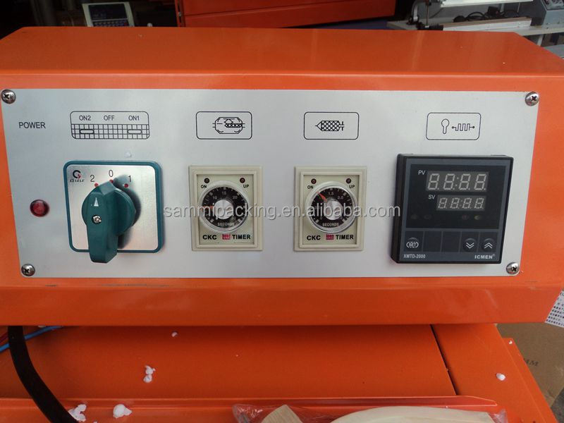 কারখানার দাম FM-5540 সঙ্কোচন মোড়ানো মেশিন / 2 ইন 1 ছোট বাক্স সঙ্কোচন মোড়ানো কাটিং মেশিন সঙ্কোচন র‍্যাপার কাঠের কেস প্যাকেজ