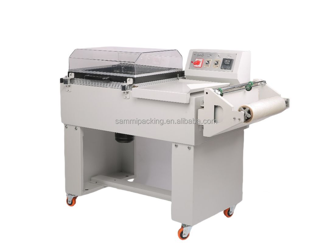 FM-5540 ইলেকট্রিক সেমি-অটোমেটিক তাপ সঙ্কুচিত টানেল প্যাকেজিং মেশিন 2 ইন 1 কাঠের প্যাকেজিং জন্য সঙ্কুচিত প্যাকেজিং বোতল / বক্স জন্য