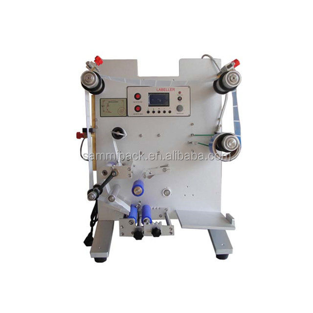 ইলেকট্রিক ইয়ার ড্রপ গোলাকার বোতল লেবেলিং মেশিন অনন্য নতুন সেমি-অটোমেটিক কোর মোটর উপাদান সঙ্গে