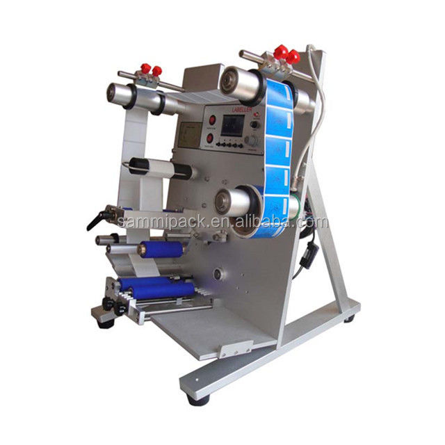 ইলেকট্রিক ইয়ার ড্রপ গোলাকার বোতল লেবেলিং মেশিন অনন্য নতুন সেমি-অটোমেটিক কোর মোটর উপাদান সঙ্গে