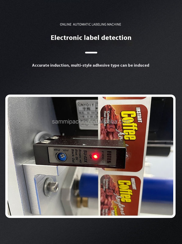 উচ্চ মানের ডাবল-সাইডেড স্টিকার লেবেলিং মেশিন কসমেটিক ওয়াইন বোতলগুলির জন্য সুনির্দিষ্ট কাগজের লেবেল আবেদনকারী সামনের এবং পিছনের 2-পার্শ্বযুক্ত