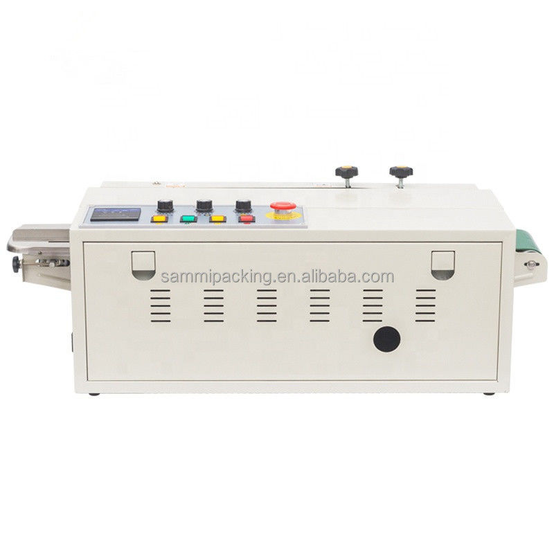 অর্ধ-স্বয়ংক্রিয় অনুভূমিক ব্যাগ সিলিং মেশিন বক্স ফয়েল জন্য বৈদ্যুতিক ম্যানুয়াল চালিত তাপ সিলিং প্যাচ তারিখ মুদ্রণ অন্তর্ভুক্ত