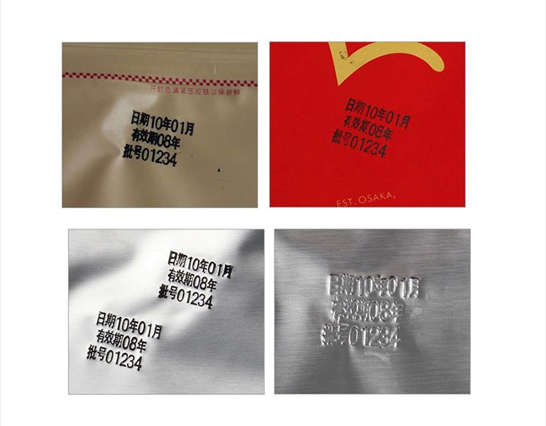 উচ্চ গুণমান MY-380 লেবেল প্রিন্টিং মেশিন - প্যাকেজিং ফিল্ম এবং কাগজের উপাদানের জন্য এমবসিং ও সলিড কালি তারিখ/ব্যাচ কোড প্রিন্টার