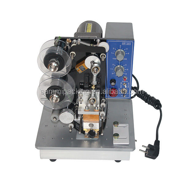 ইলেকট্রিক সেমি-অটোমেটিক তারিখ স্ট্যাম্পিং সংখ্যা প্রিন্টিং মেশিন ব্যাগ ফয়েল ফিল্মের জন্য নতুন অবস্থা কোর ইঞ্জিন