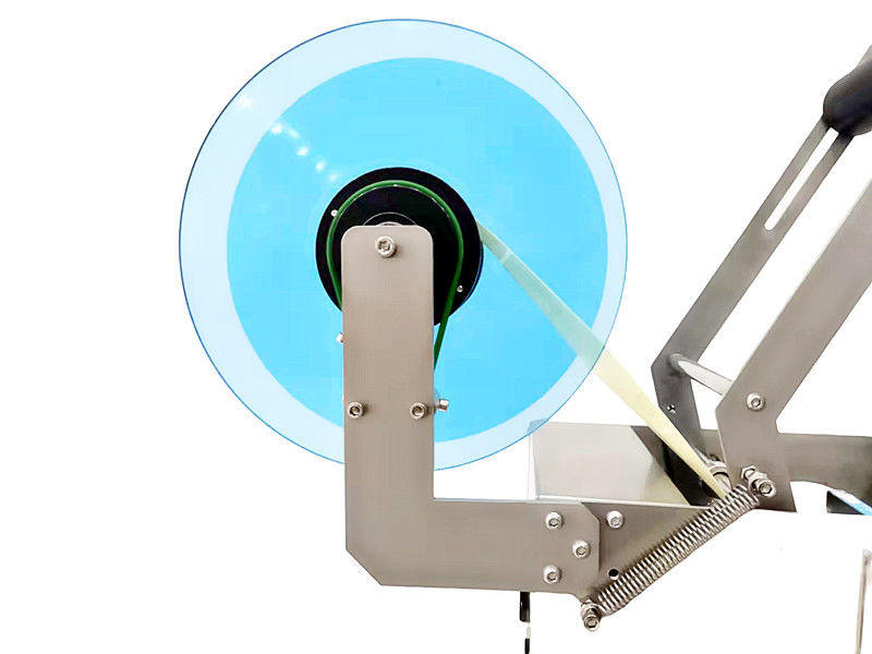 MT-50 গোলাকার বোতলগুলির জন্য আধা-স্বয়ংক্রিয় আঠালো স্টিকার লেবেলিং মেশিন ধাতব কাগজের জন্য জার গ্লাস প্যাকেজিং খাদ্য ব্যবহার-নতুন ব্যবহৃত