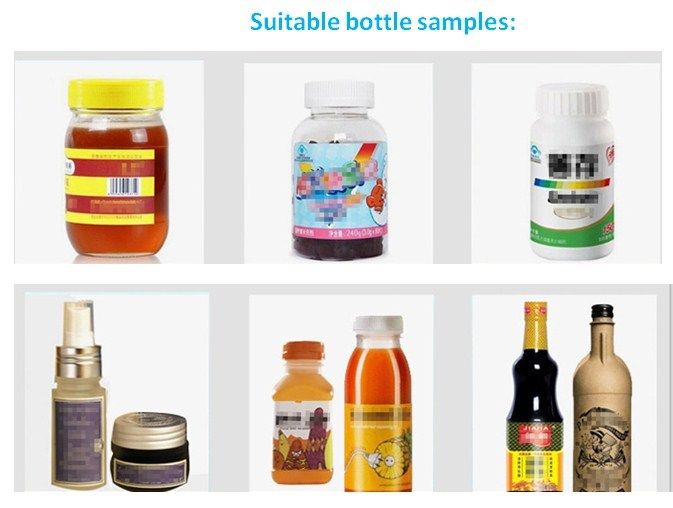 গোল বোতল, টিনজাত পণ্যগুলির জন্য উচ্চ দক্ষতা সম্পন্ন পজিশনিং লেবেলিং মেশিন, উচ্চ নির্ভুলতা স্বয়ংক্রিয় স্টিকার লেবেলার, কারখানার দাম