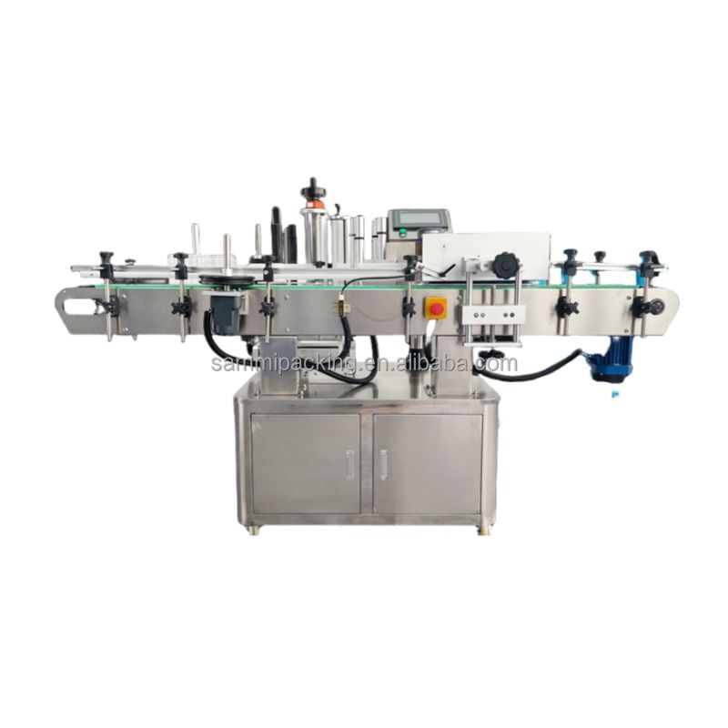 চীনের 2024 সালের বিক্রয় নির্ভরযোগ্য আধা-স্বয়ংক্রিয় সিলিন্ডার লেবেলিং মেশিন, পিএলসি উপাদান সহ বৈদ্যুতিক চালিত, কাঠের কার্টন প্যাকেজিং