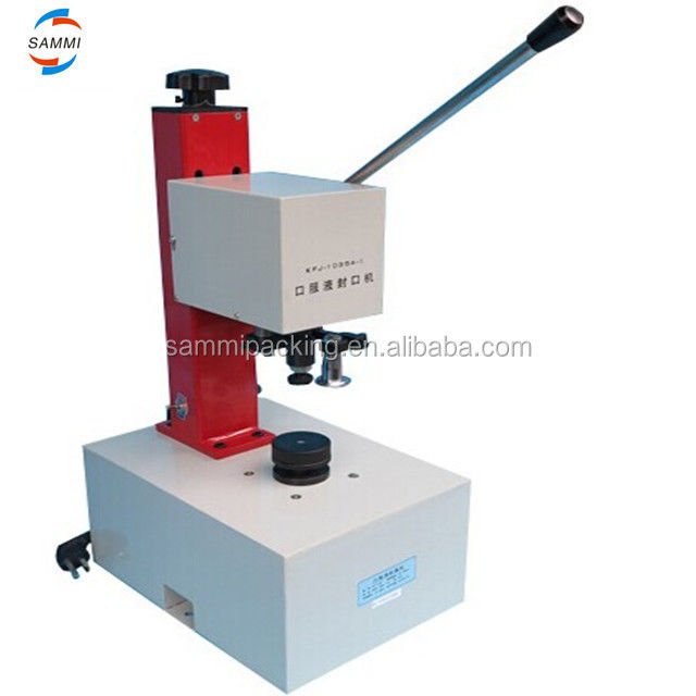 ম্যানুয়াল ক্যাপিং মেশিনের জন্য মৌখিক তরল বোতল, ভায়াল, পেনিসিলিন বোতল, অ্যান্টিবায়োটিক বোতল