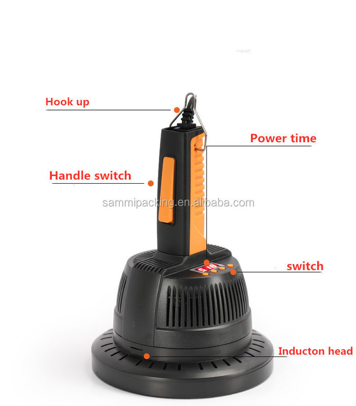 হ্যান্ডহেল্ড ইলেক্ট্রোম্যাগনেটিক ইন্ডাকশন ক্যাপিং মেশিন প্লাস্টিকের বোতল ক্যাপ সিলার ক্যাপার অ্যালুমিনিয়াম ফয়েল সিলিং মেশিন