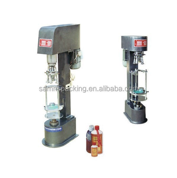 অর্ধ স্বয়ংক্রিয় DK50 ওয়াইন রোপ ক্যাপিং মেশিন ওয়াইন বোতল রোপ মেটাল স্ক্রু কভার লক অ্যালুমিনিয়াম ঢাকনা ক্রিম্পিং ক্যাপিং মেশিন