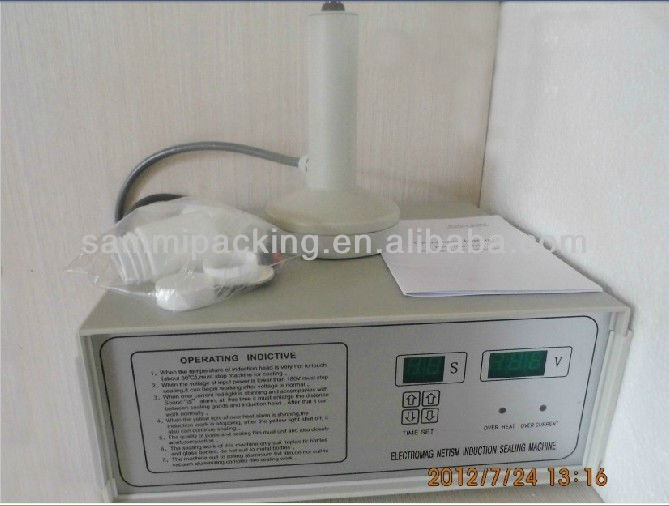 হ্যান্ডহেল্ড ইলেকট্রিক পোর্টেবল অ্যালুমিনিয়াম ফয়েল গ্যাসকেট সিলিং মেশিন 20-100mm বোতল ঢাকনা মুখ সিলিং পানীয় অ্যাপ্লিকেশন জন্য