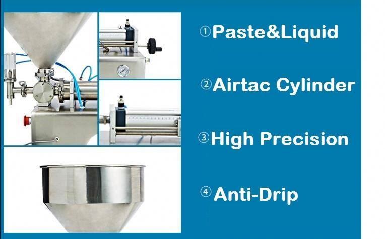 গরম পণ্য কারখানার দাম নিউম্যাটিক টাইপ পিস্টন ফিলিং মেশিন