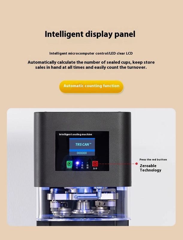 ২০২৫ গরম বিক্রয় বাণিজ্যিক স্বয়ংক্রিয় ক্যান সিলার মেশিন - 200ml-500ml পিইটি ক্যান জুস, সোডা, বোবা, তাপ সিলিং এবং প্যাকেজিংয়ের জন্য