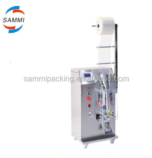 100 মিলি সেমি-অটোমেটিক উল্লম্ব তরল ভর্তি সিলিং প্যাকিং মেশিন জন্য পানি দুধ প্যাকেট ব্যাগ তরল প্যাকিং মেশিন