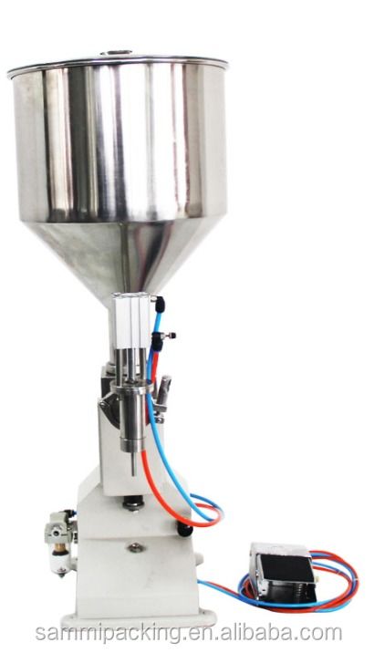 A02 ম্যানুয়াল গ্রেড ছোট নিউমেটিক পেস্ট ফিলিং মেশিন 50ml ক্রিম শ্যাম্পু প্রসাধনী ফিলার পানীয় এবং ব্যাগ প্যাকেজিংয়ের জন্য