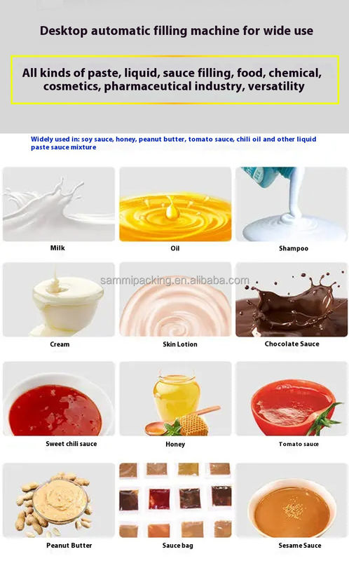 হাই স্পিড অটোমেটিক কসমেটিক ক্রিম ফিলিং মেশিন টমেটো সস ফিলিং মেশিন কনভেয়র সঙ্গে বাদাম মাখন ফিলার
