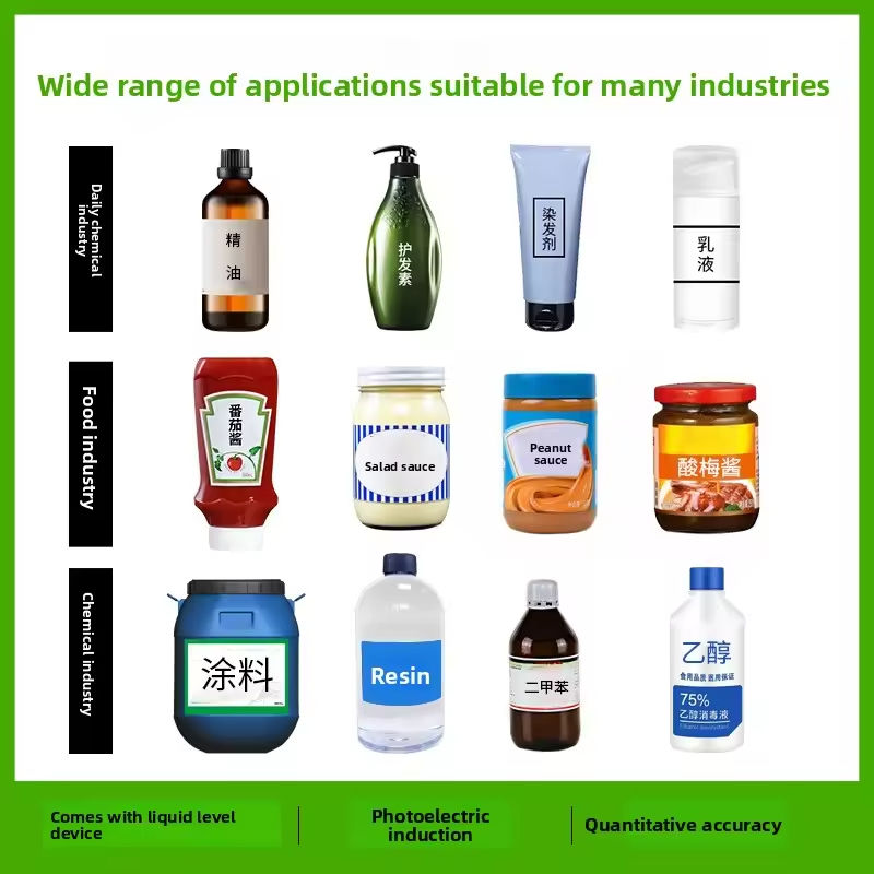 সহজ অপারেশন সম্পূর্ণ স্বয়ংক্রিয় সার্ভো রটার পাম্প মধু জন্য পেস্ট তরল ভরাট মেশিন ভিস্কোস তরল বাদাম মাখন কেচপ