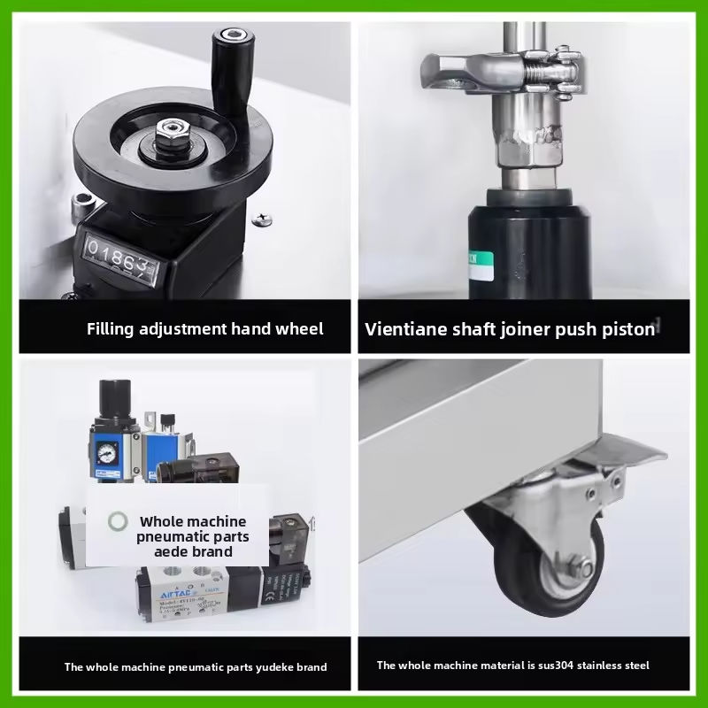 সহজ অপারেশন সম্পূর্ণ স্বয়ংক্রিয় সার্ভো রটার পাম্প মধু জন্য পেস্ট তরল ভরাট মেশিন ভিস্কোস তরল বাদাম মাখন কেচপ