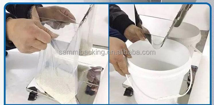 110V/220V স্বয়ংক্রিয় ওজন পাউডার ফিলিং মেশিন বিগ হপার সহ চা বীজ শস্য বাদাম ফিলার