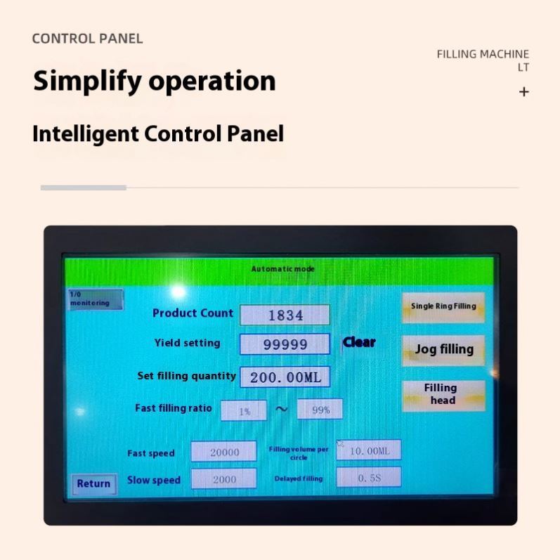 রোটারি ফুড জ্যাম অয়েল রটার লব ফিলিং পাম্প চকলেট ফিলার বাদাম লশন কসমেটিক ক্রিম পেস্ট ফিলিং মেশিন
