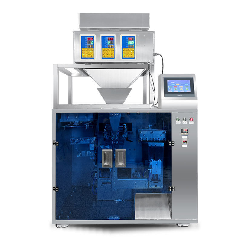 সম্পূর্ণ স্বয়ংক্রিয় বৈদ্যুতিক খাদ্য মেশিন পাউচ গ্রানুল বীজ চা বাদাম ফিড পরিমাণগত জিপার ব্যাগ প্রি-মেড ব্যাগ প্লাস্টিকের জন্য