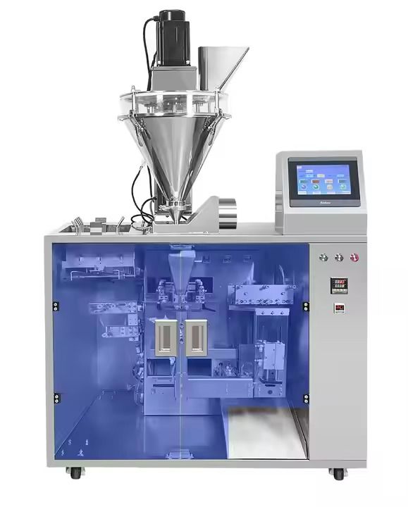 নতুন ডিজাইন সম্পূর্ণ স্বয়ংক্রিয়ভাবে স্ট্যান্ড আপ পাউচ ব্যাগ গ্রানুল ভর্তি এবং সিলিং প্যাকিং মেশিন পাউডার গ্রানুল উল্লম্ব ব্যাগ প্যাকেজিং