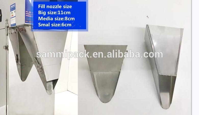 100-5000g কম্পন কফি বিন চা ব্যাগ প্যাকেট পাউডার ব্যাগ সেমি স্বয়ংক্রিয় প্যাকিং ওজন ভর্তি মেশিন