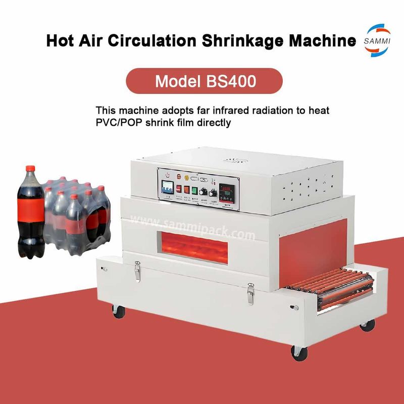 গরম বিক্রয় স্বয়ংক্রিয় পিভিসি / পিওএফ / পিই তাপ টানেল সঙ্কুচিত মোড়ক মেশিন পানীয় বোতল জন্য সঙ্কুচিত মোড়ক মেশিন কারখানা মূল্য