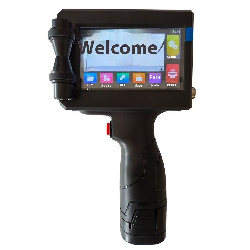 এক ইঞ্চি ২৫.৪এমএম হ্যান্ডহেল্ড ইঙ্কজেট প্রিন্টার কোডিং মেশিন তারিখ ব্যাচ কার্টন কাঠ বোনা ব্যাগ ইঙ্কজেট এর জন্য