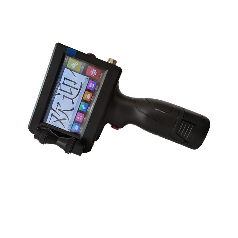 এক ইঞ্চি ২৫.৪এমএম হ্যান্ডহেল্ড ইঙ্কজেট প্রিন্টার কোডিং মেশিন তারিখ ব্যাচ কার্টন কাঠ বোনা ব্যাগ ইঙ্কজেট এর জন্য