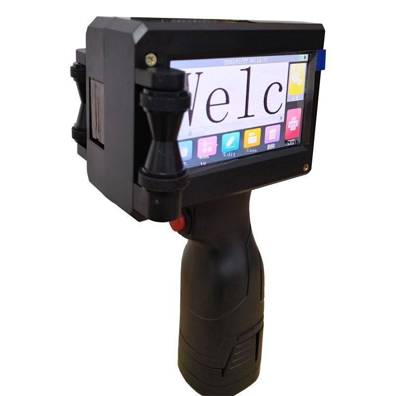 এক ইঞ্চি ২৫.৪এমএম হ্যান্ডহেল্ড ইঙ্কজেট প্রিন্টার কোডিং মেশিন তারিখ ব্যাচ কার্টন কাঠ বোনা ব্যাগ ইঙ্কজেট এর জন্য