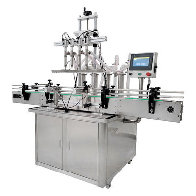 4 মাথা 3 ইন 1 স্বয়ংক্রিয় জল বোতল ভর্তি মেশিন 500BPH