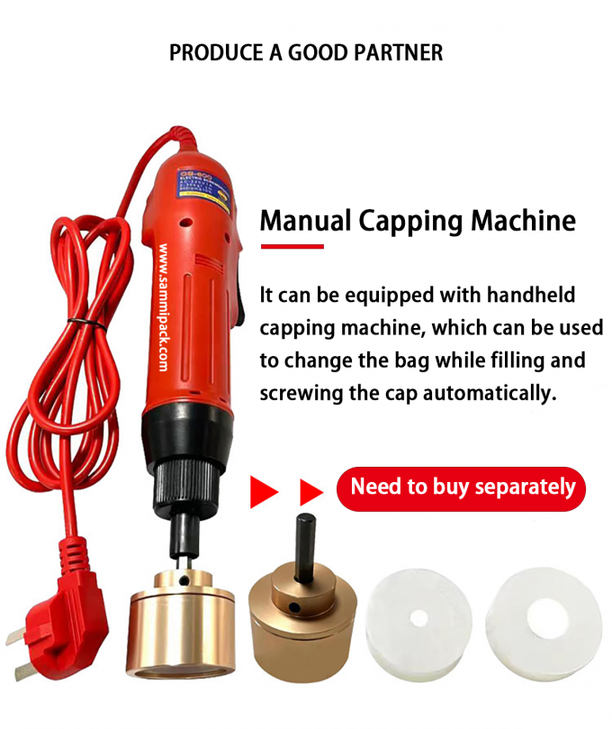 220V ডাবল নজল তরল জল স্পুট পকেট ব্যাগ ফিলিং মেশিন সঙ্গে স্ট্যান্ড আপ নজল ব্যাগ সেমি স্বয়ংক্রিয় ফিলার এবং সিলার 5