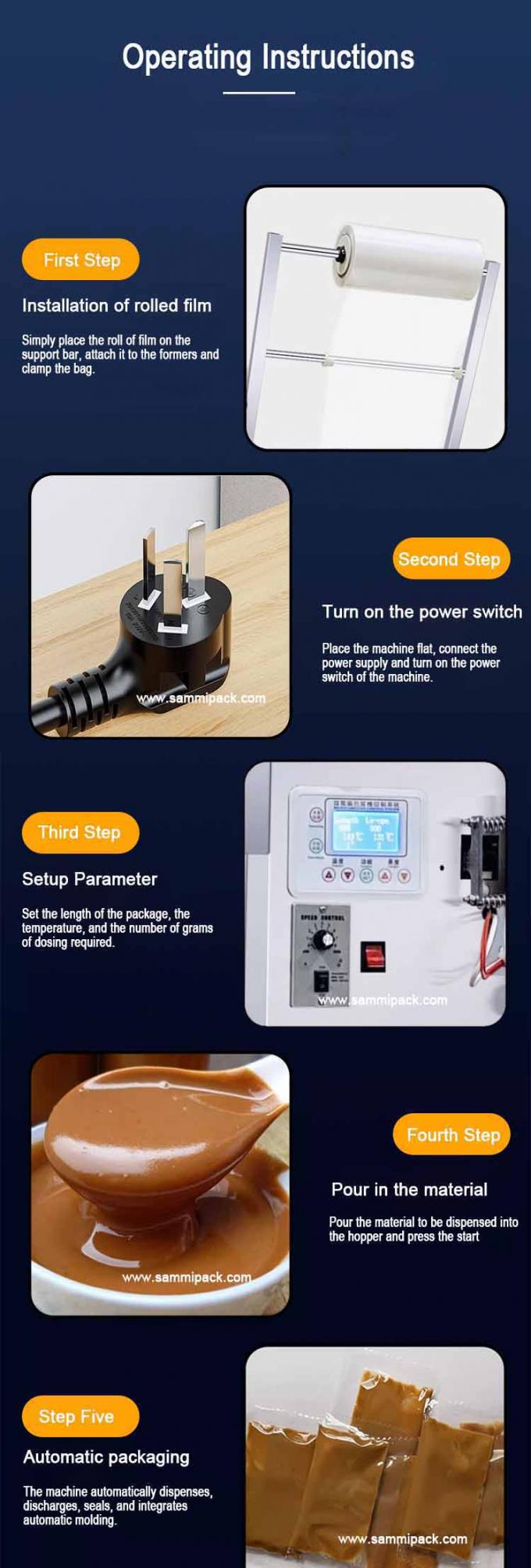 চিলি টমেটো হট সস বাদামের প্যাস্ট কেচপ তরল দুধ ভরাট প্যাকেজিং মেশিন তরল সস প্যাকেজিং মেশিন 4